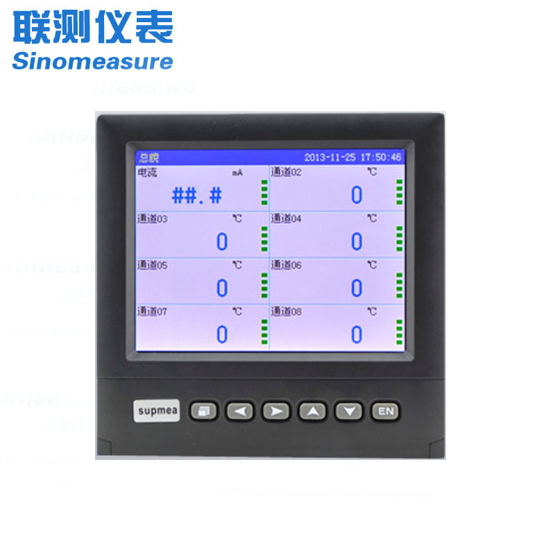 聯(lián)測_SIN-R6000D_1-16路可選_5.6英寸彩屏_無紙記錄儀